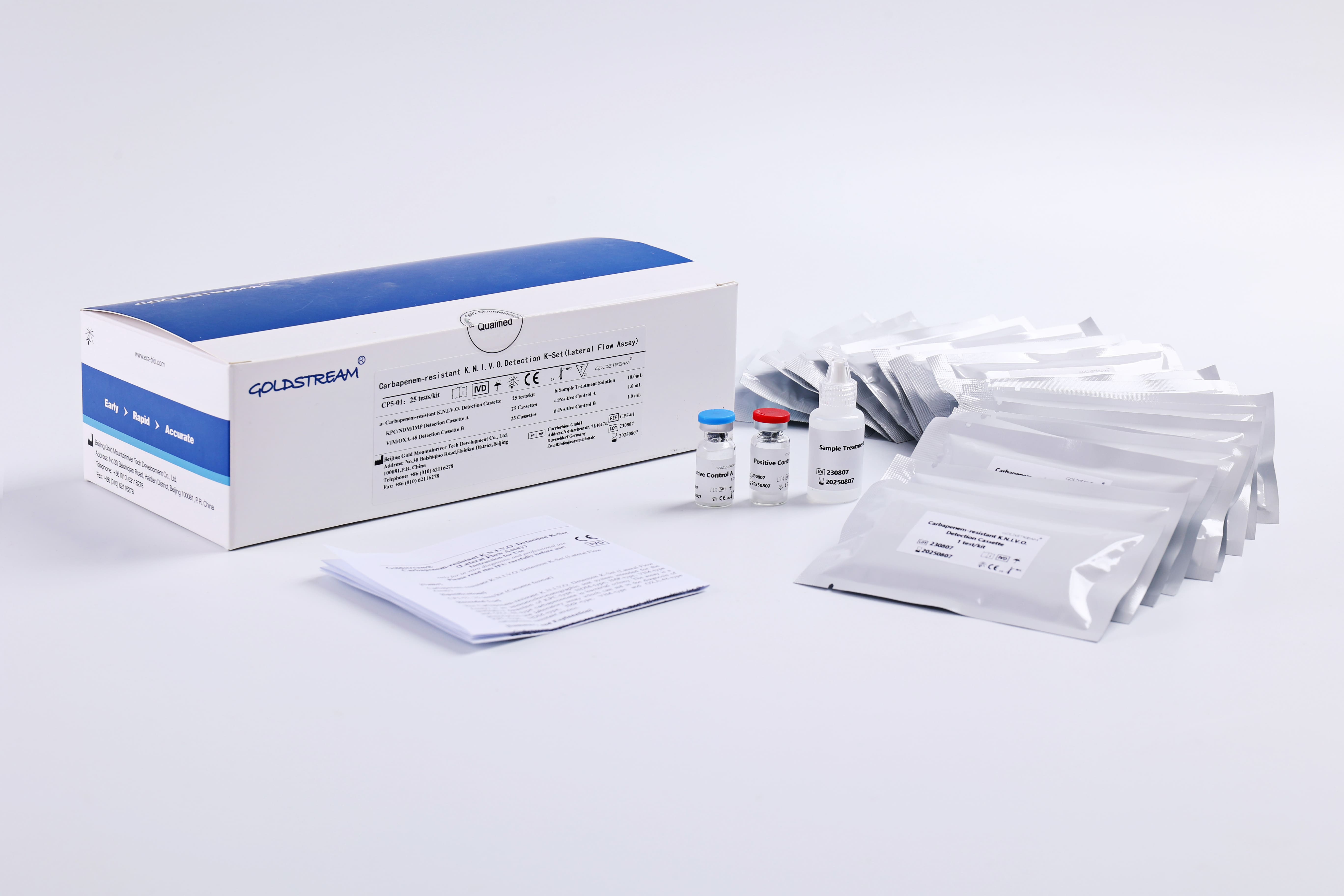 Carbapenem-resistant K.N.I.V.O. Detection K-Set (Lateral Flow Assay)