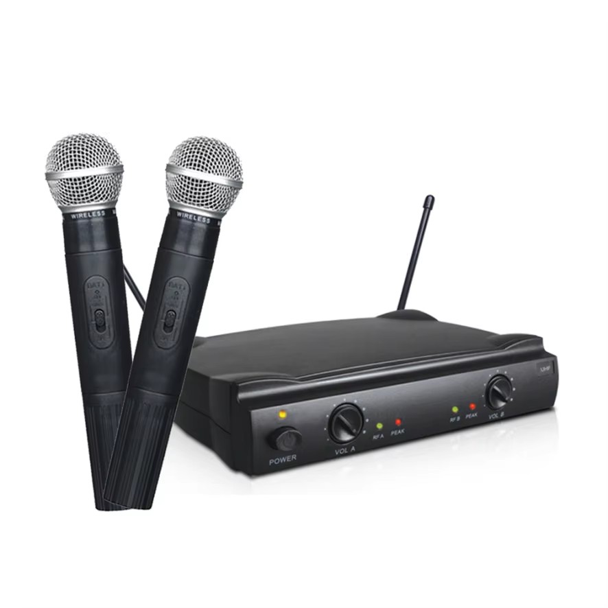 Mu-58 UHF Wireless Microphone Portable Wholesale Karaoke Microphone Home Theather Microphone System