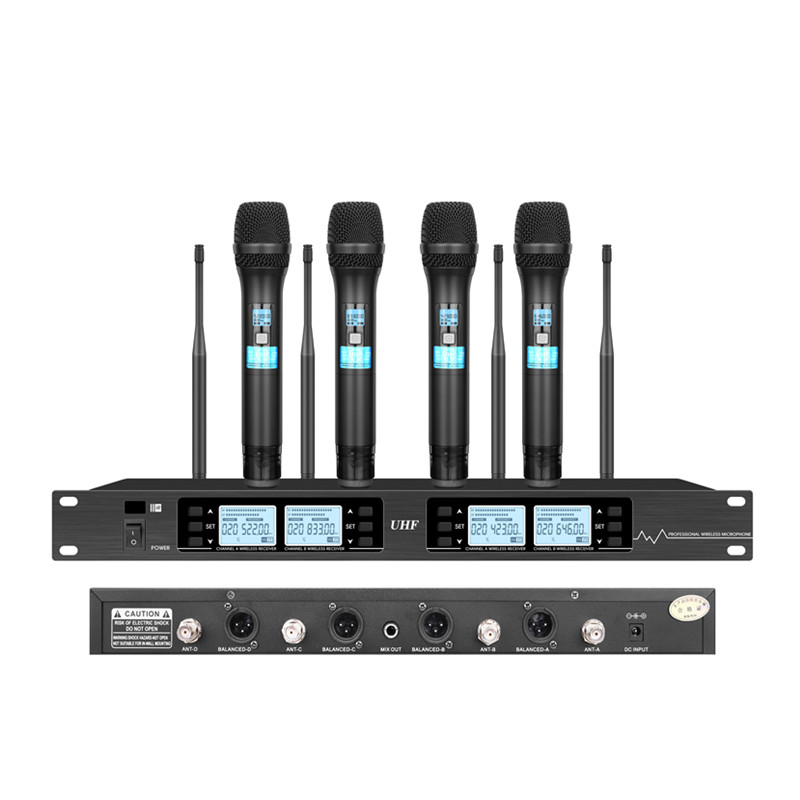 U-4400 UHF Wireless Microphone Portable Wholesale Karaoke Microphone Home Theather Microphone System.copy.copy
