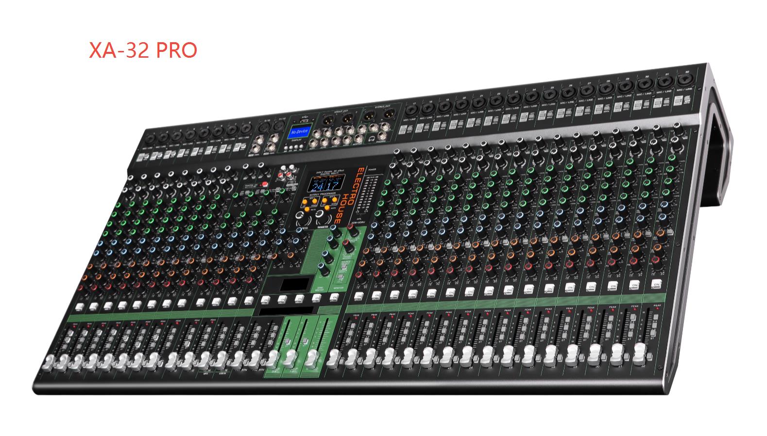 xa-32 pro  Professional 16 Channels Audio Mixer for party stage
