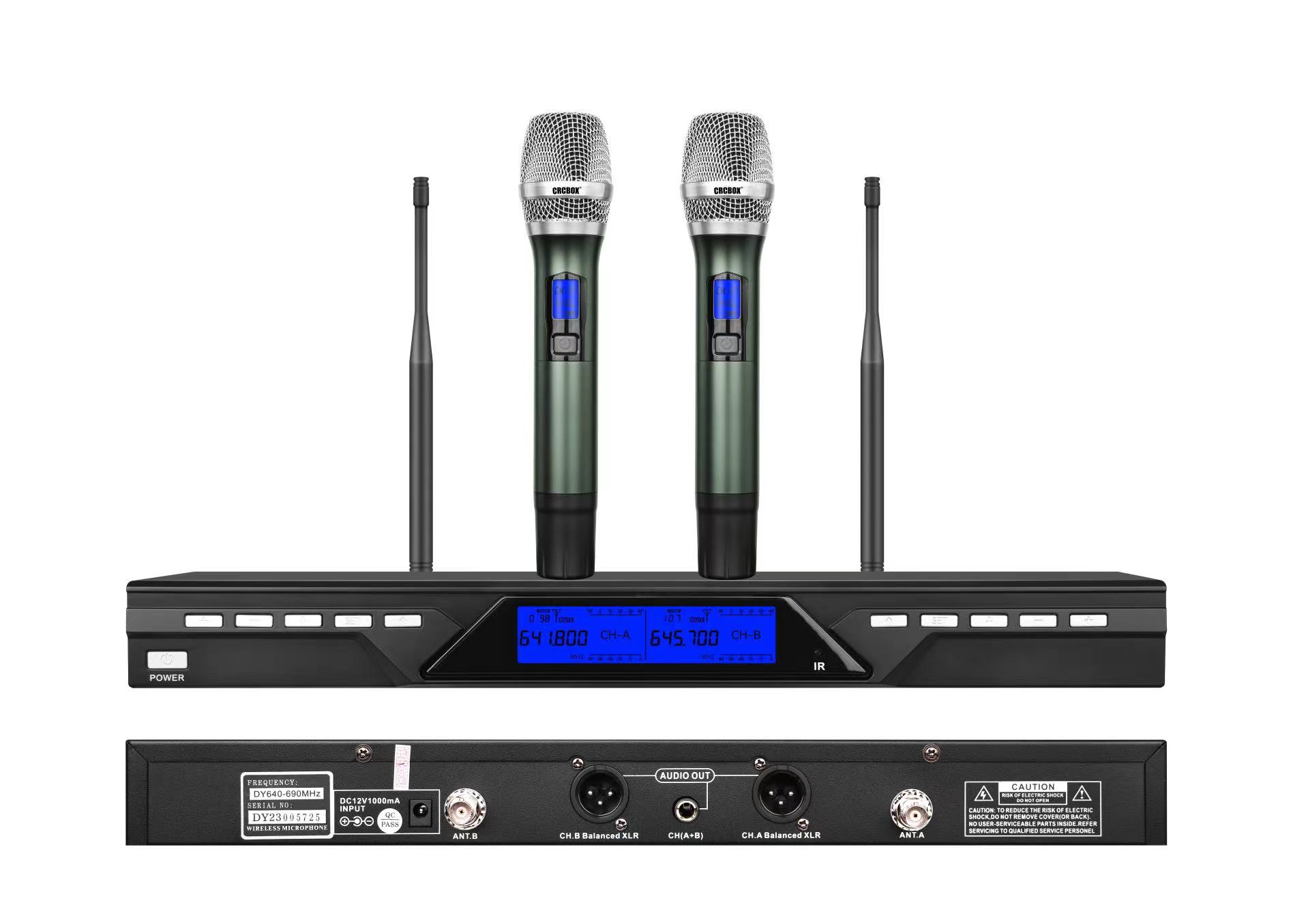 U-6900 UHF Wireless Microphone Portable Wholesale Karaoke Microphone Home Theather Microphone System.copy