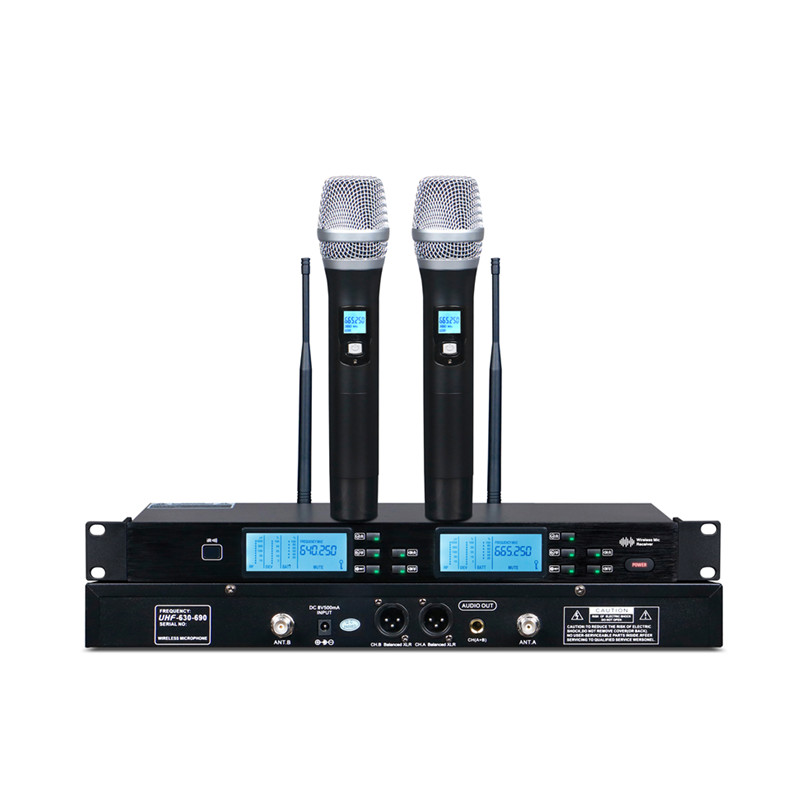 U-5200 UHF Wireless Microphone Portable Wholesale Karaoke Microphone Home Theather Microphone System