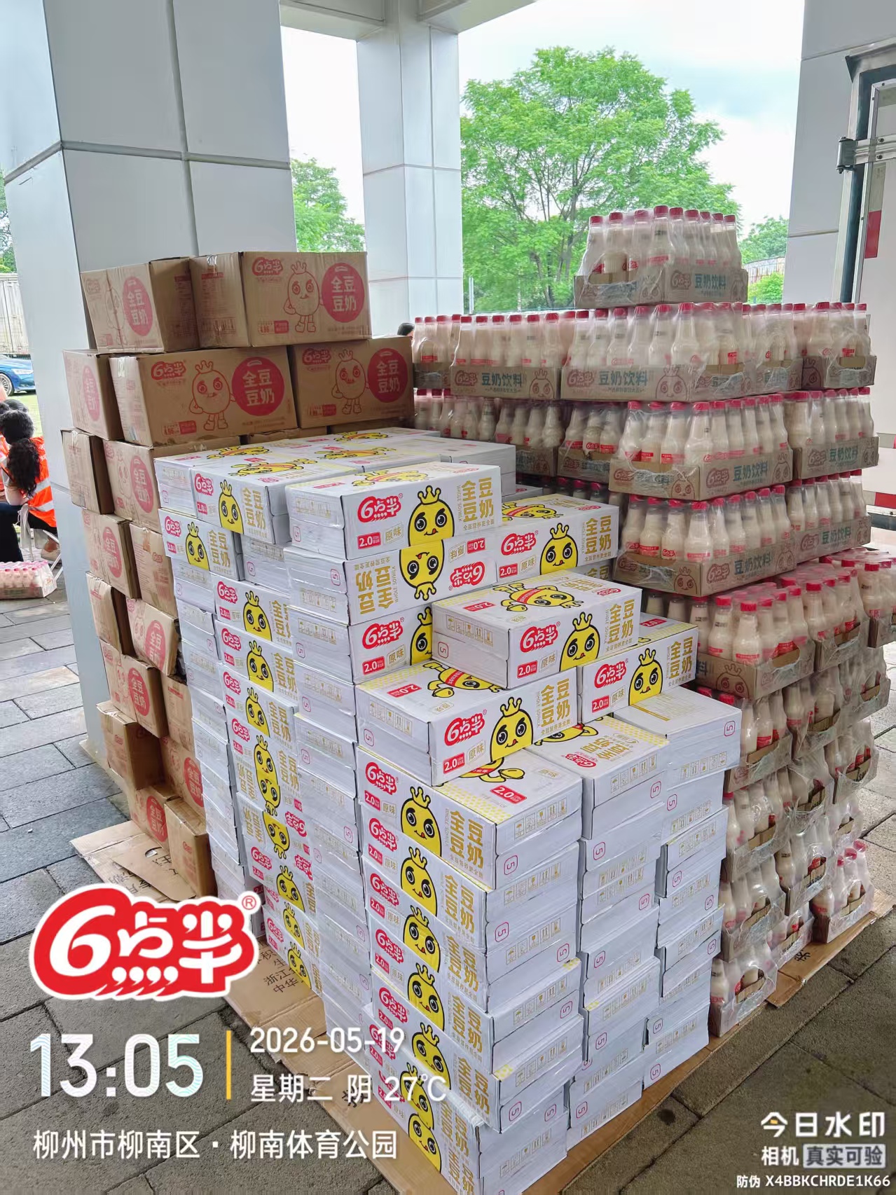 爱心驰援！六点半公司调拨6800份6点半豆奶驰援柳州地震灾区