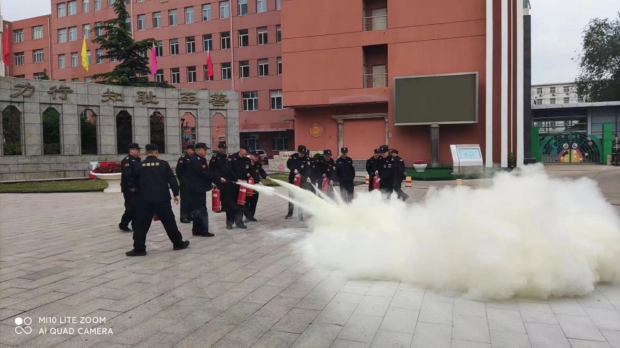 春雷滚滚，保安春训正酣