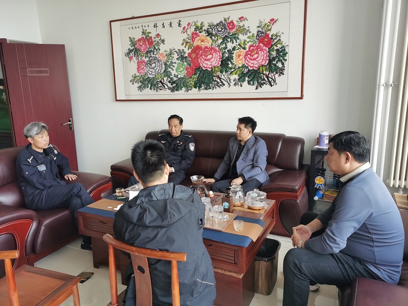 北京市公安局门头沟分局治安管理支队保安管理中队领导莅临公司检查指导工作