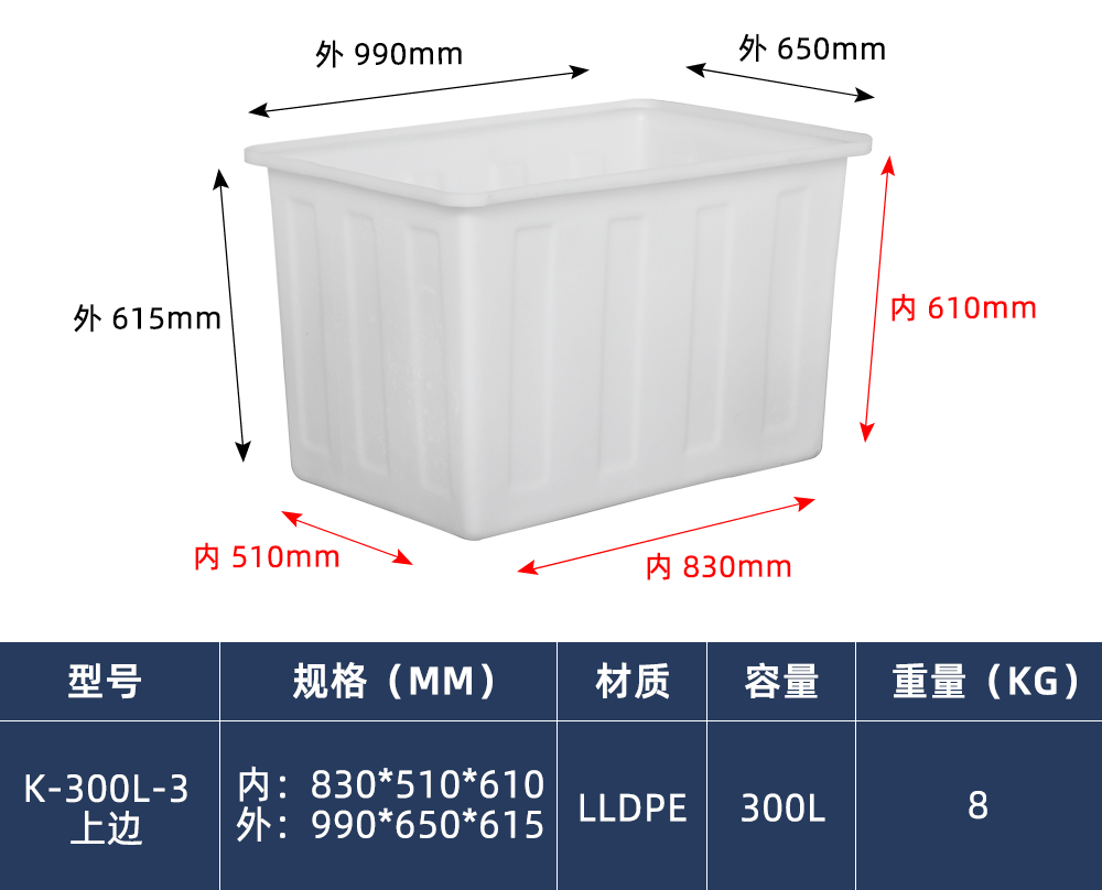 K-300L-3上边 方箱（牛筋箱）