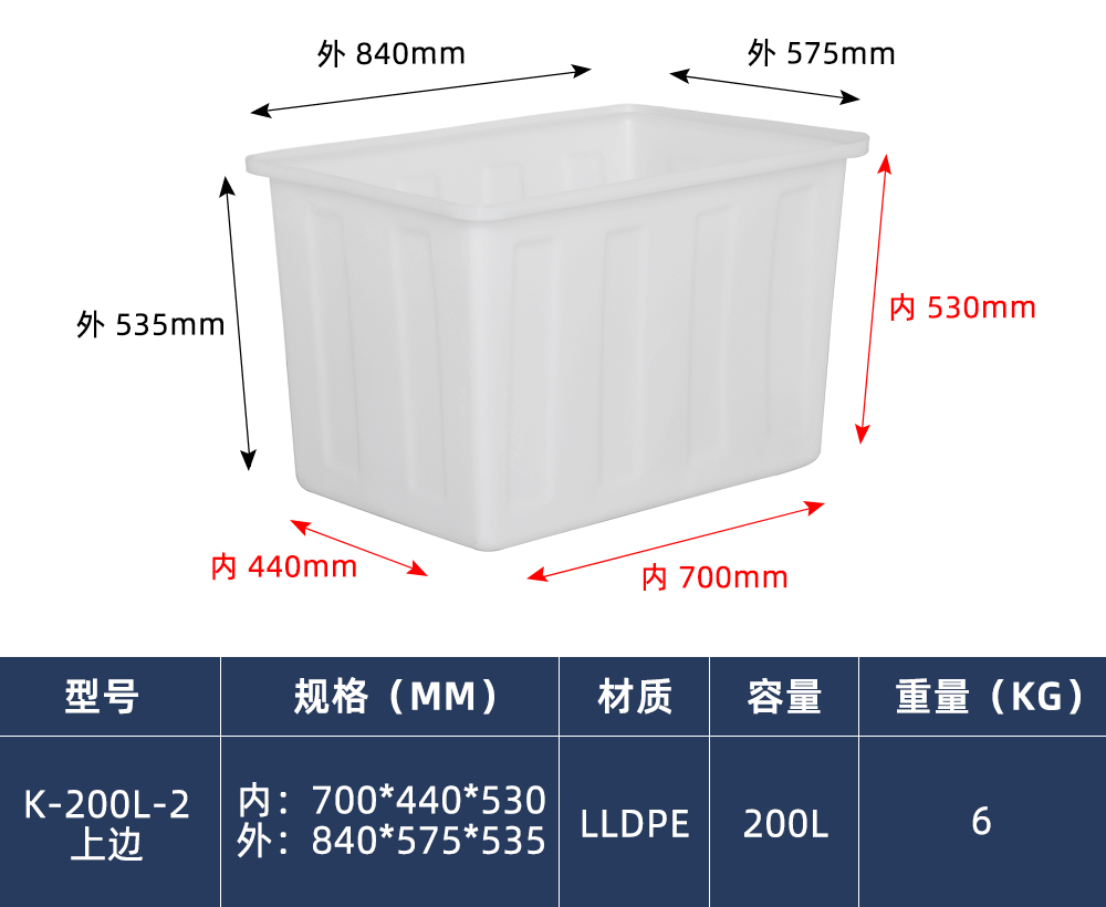 K-200L-2上边 方箱（牛筋箱）