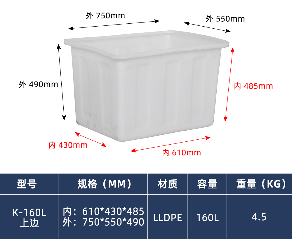 K-160L上边 方箱（牛筋箱）
