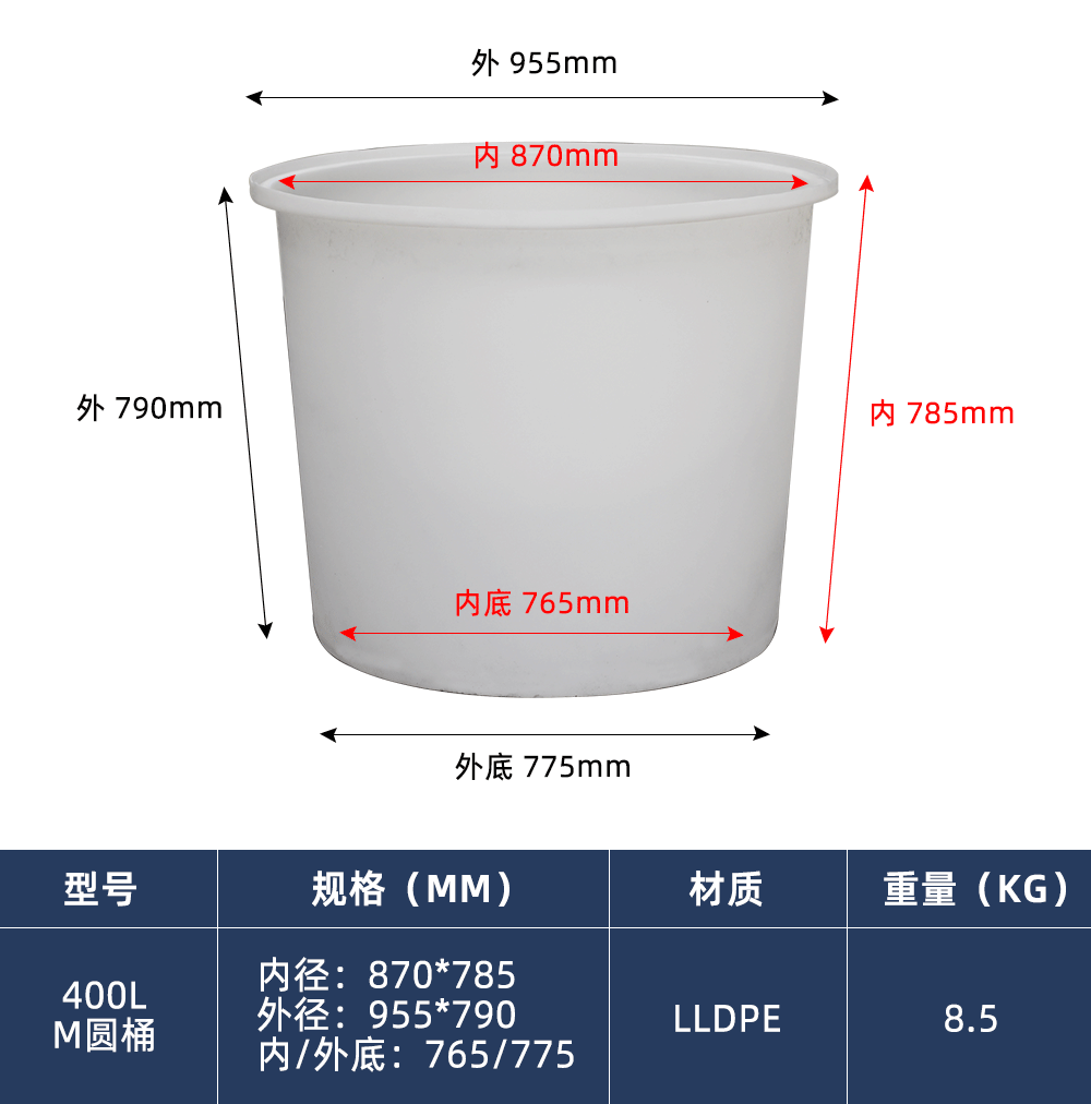 400L M圆桶