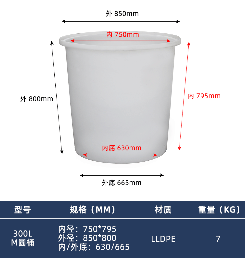300L M圆桶