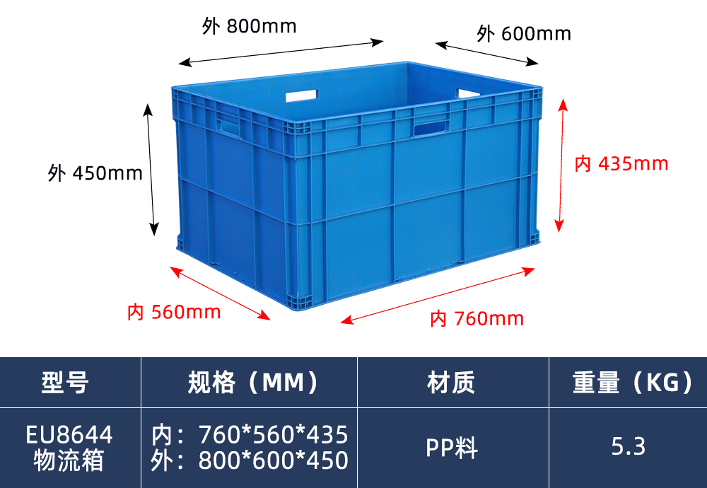 EU8644物流箱