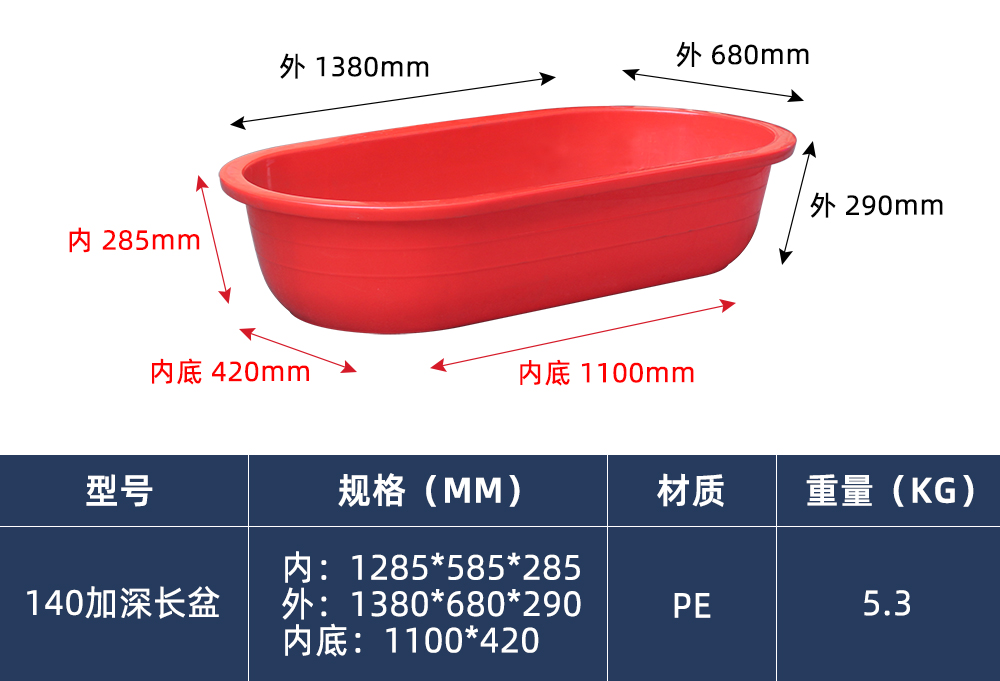 140加深长盆