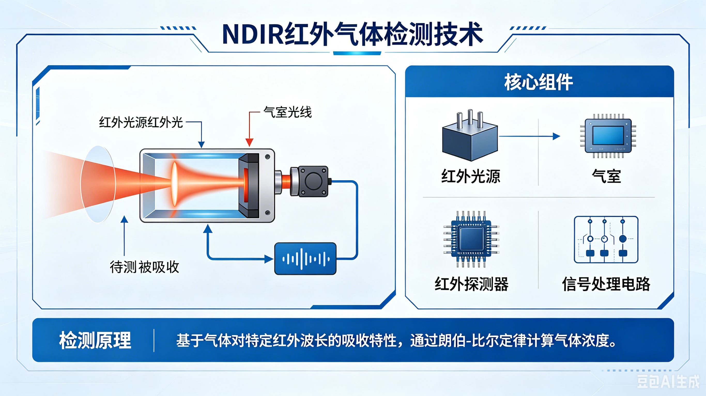 硬核科普｜一文读懂 NDIR 红外气体检测分析技术，强烈建议收藏！