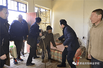 春节慰问送温暖 精准扶贫暖人心