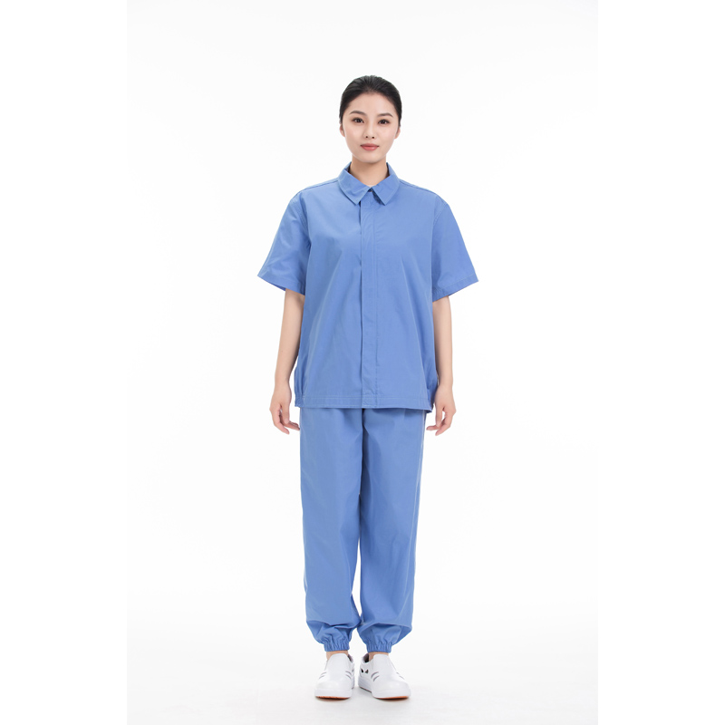 食品翻領分體服