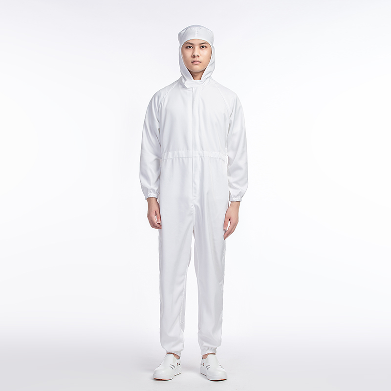 食品正開拉鏈上三連工作服