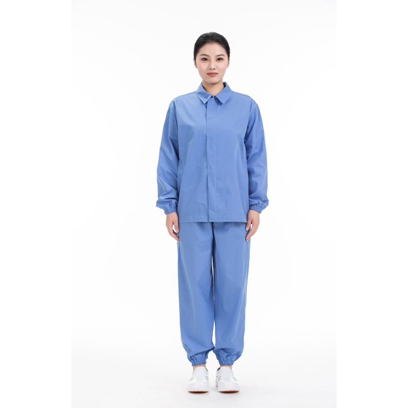 食品翻領分體服