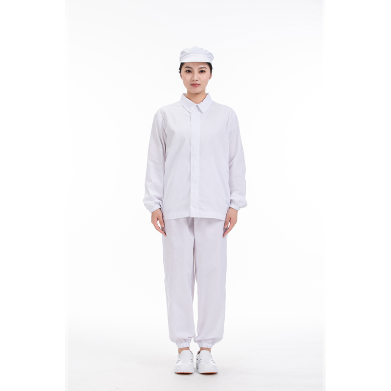 食品翻領分體服