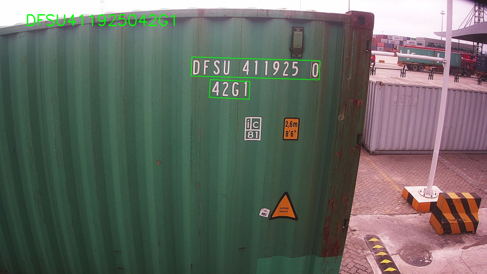铁路物流货运集装箱识别