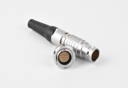 Circular push-pull locking series connector