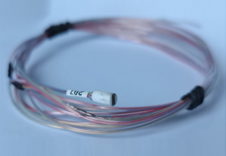 Wire wound heat (flow) sensor