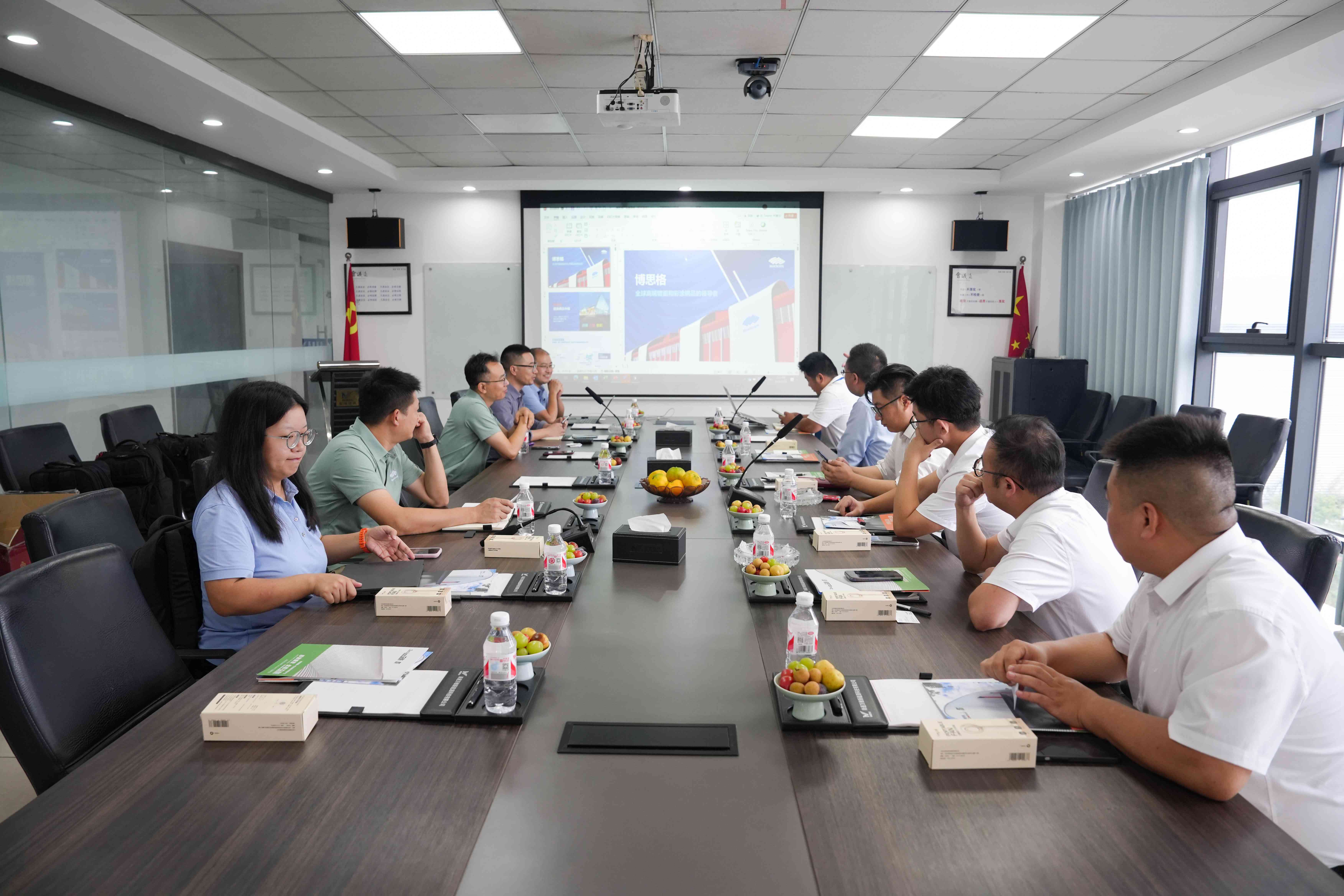 万维资讯 | 博思格钢铁有限公司一行参访万维科技，共话行业新发展