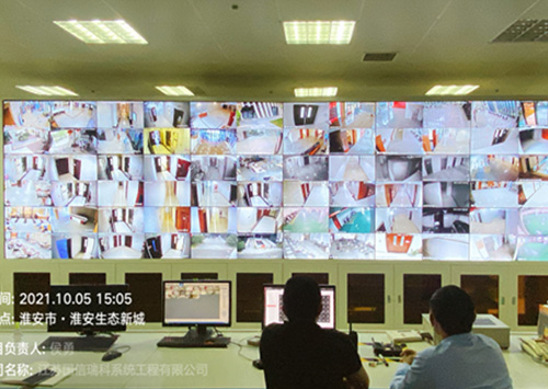 淮安图书馆监控机房