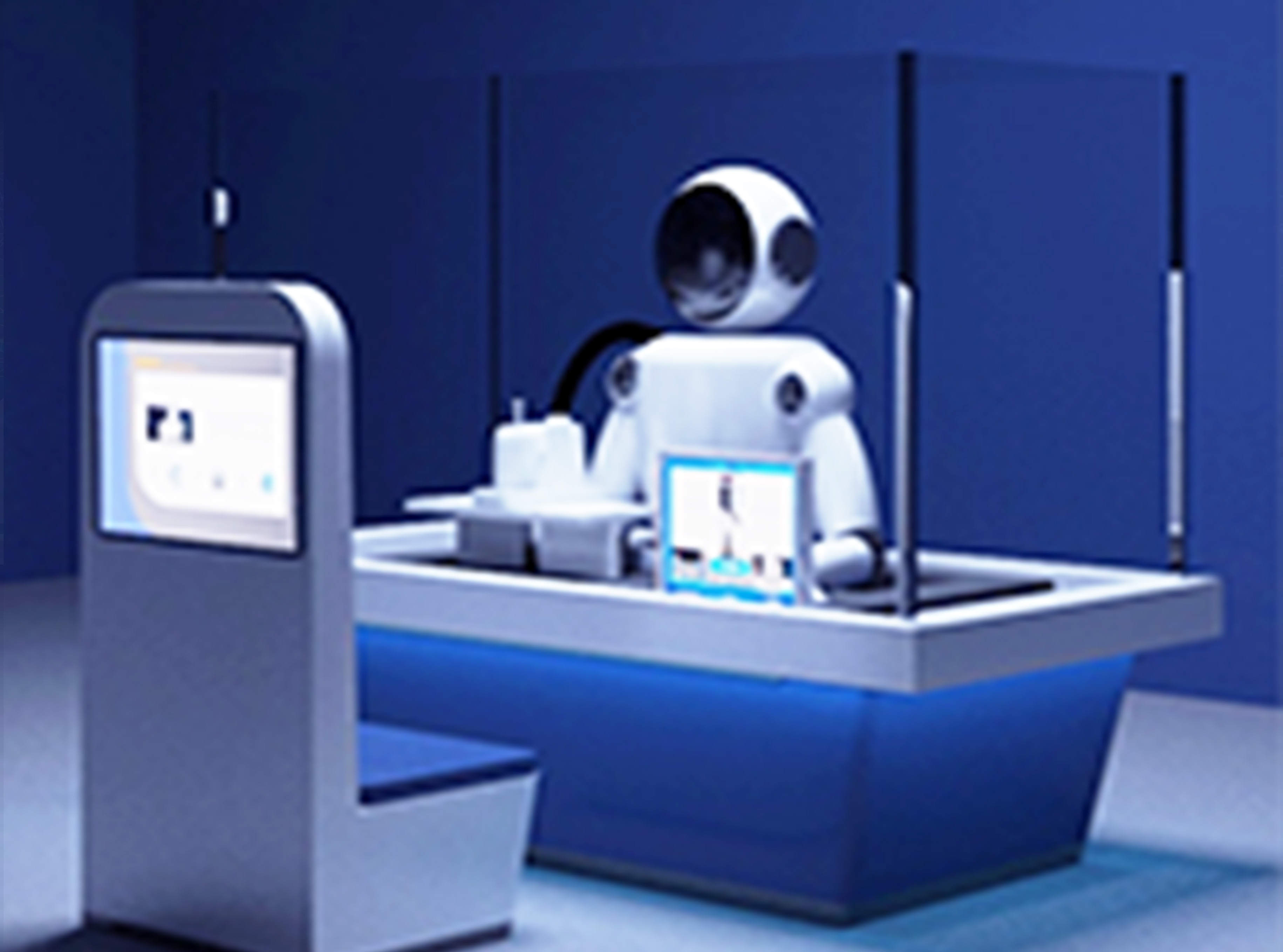 科技馆-机器人艺术家画像机器人