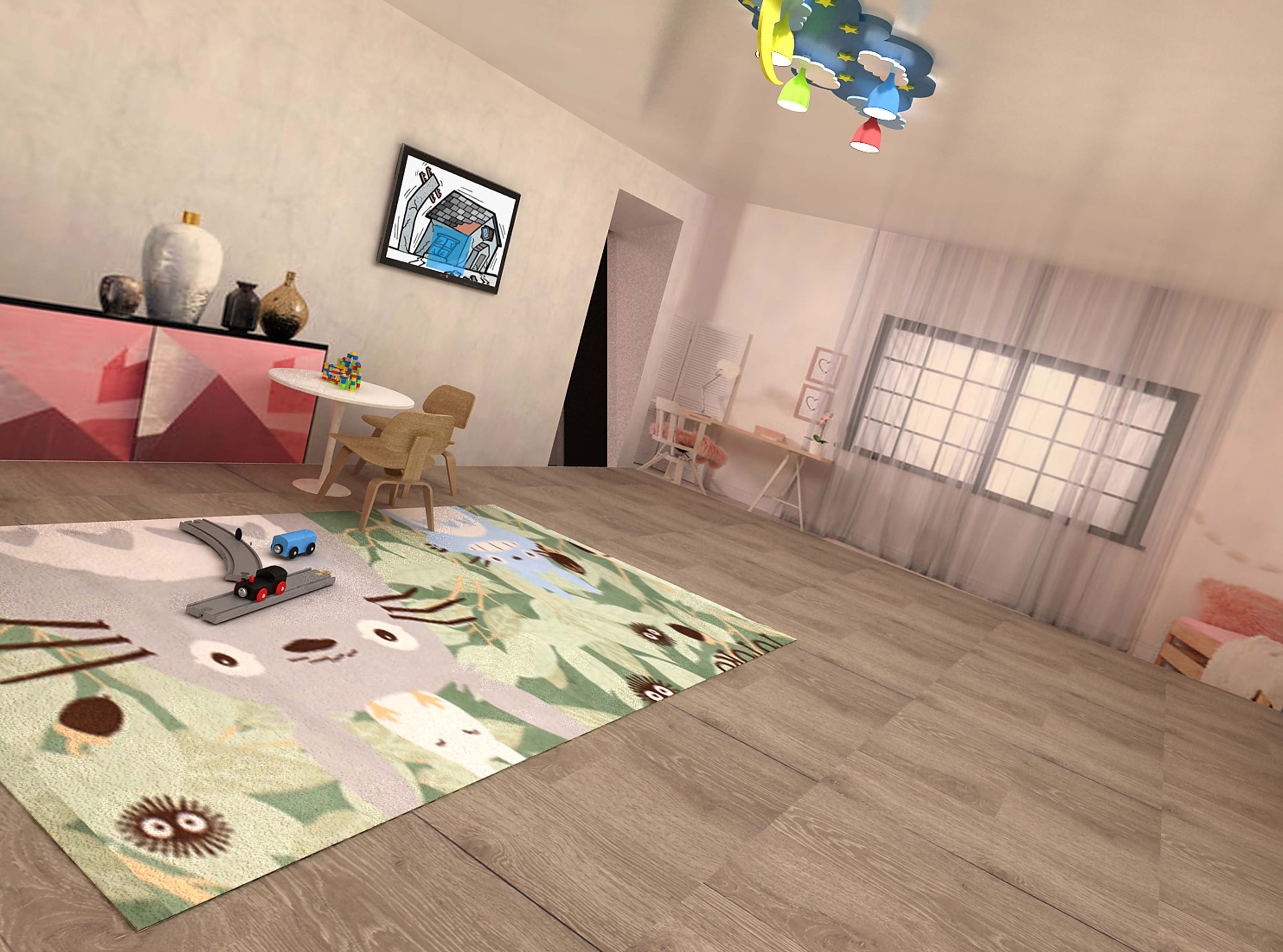 安全馆-倾斜小屋