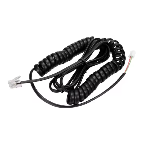 RJ11 Straight-to-Coil Pigtail Cable