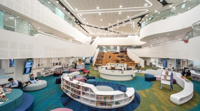Modern classroom