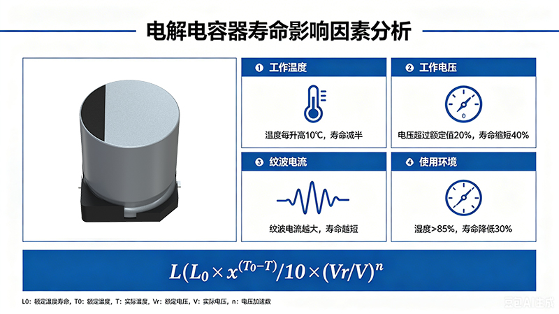 解密电容器使用寿命差异 科学选型与工况优化大幅提升终端设备可靠性