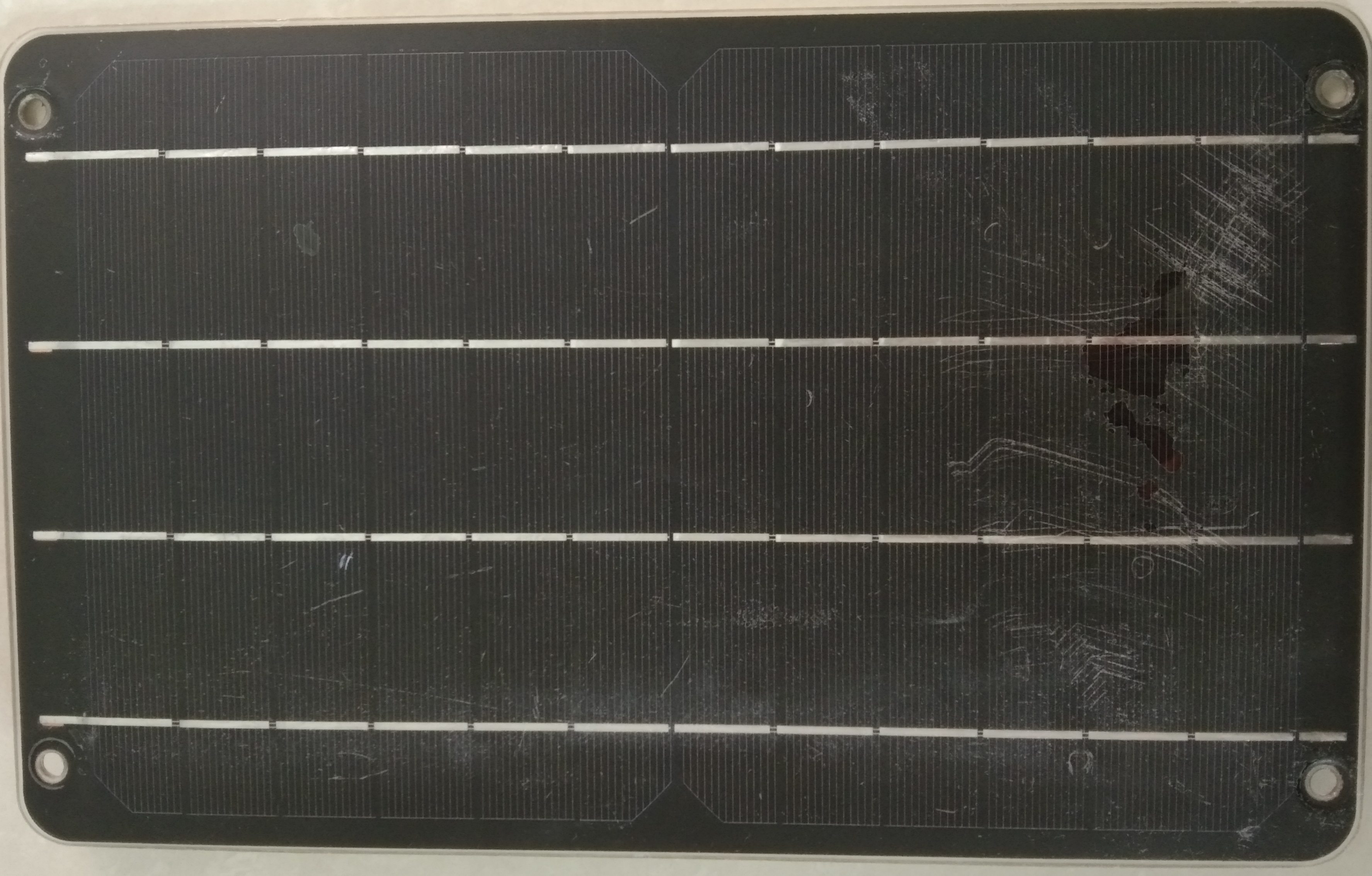Making half flexible solar PV panel