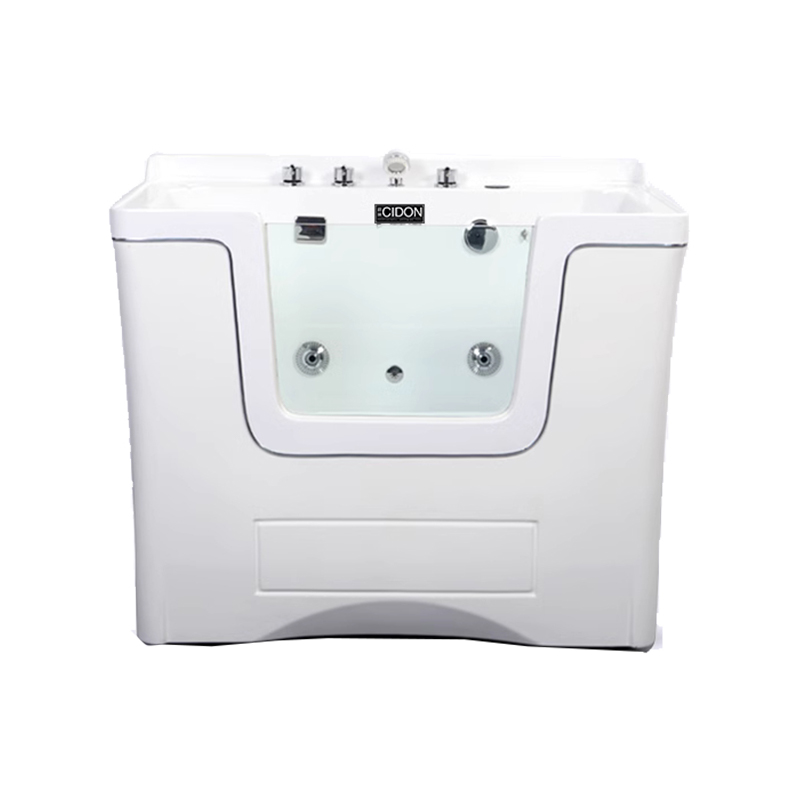 120cm Luxury Freestanding Indoor Pets SPA Bath Tub With Milky SPA Function