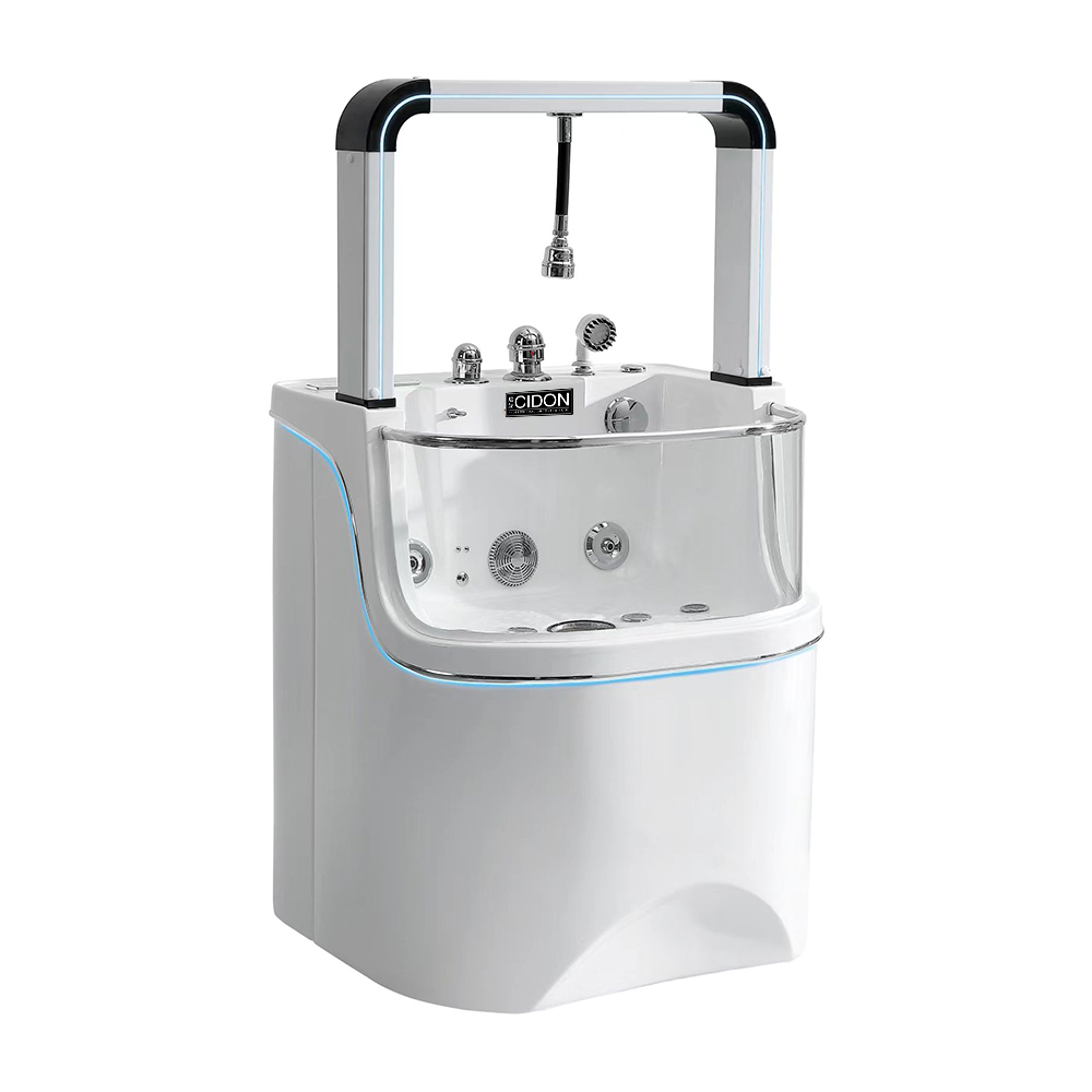 80cm New design Pet Grooming Milky SPA Bath Tubs With Function of Circulating Water