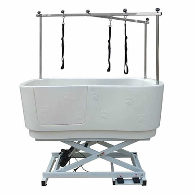 White H-112 Durable Lifting Dog Grooming Baths Tub