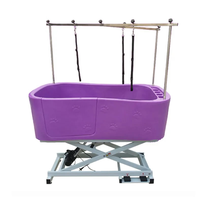 Purple H-112 Durable Lifting Dog Grooming Baths Tub