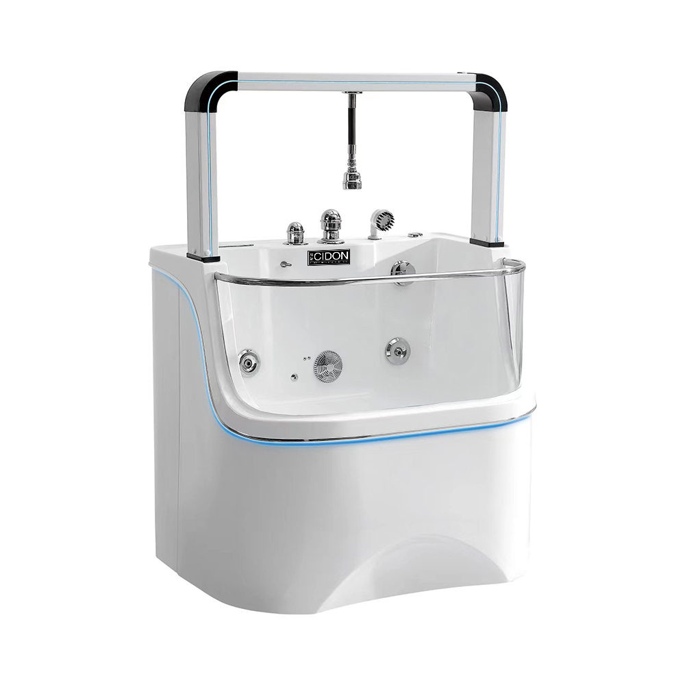 100cm New design Pet Grooming Milky SPA Bath Tubs With Function of Circulating Water