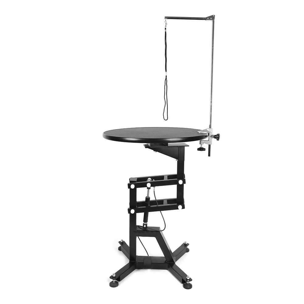 FT-831 Full Black Round Air Lifting Pet Grooming Table