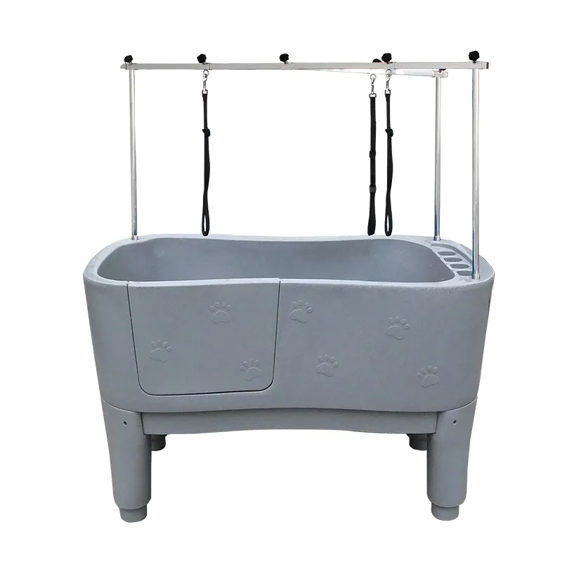 Gray H111 Professional Durable High Grade Plastic Multicolor Dog Bathtub Pet grooming Pet cleaning bathtub for dogs