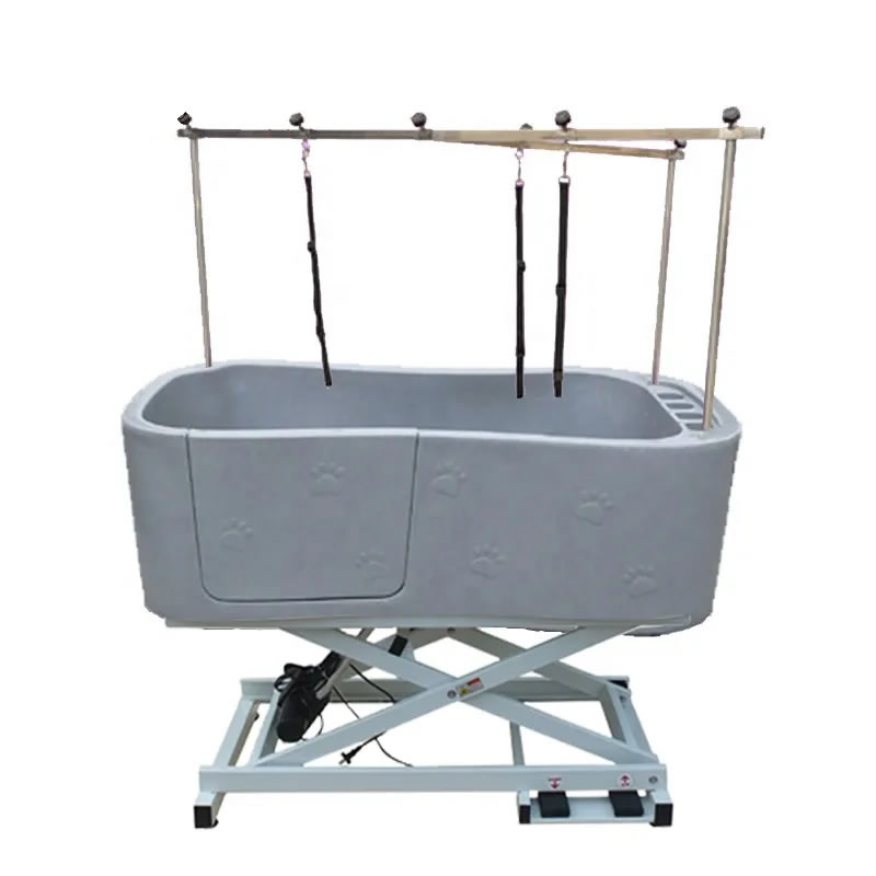 Grey H-112 Durable Lifting Dog Grooming Baths Tub