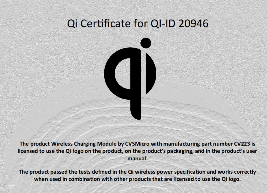 劲芯微CV223 模组率先通过MPP+ EPP认证