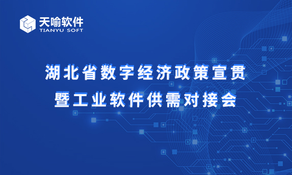 天喻软件精彩亮相湖北省数字经济政策宣贯暨工业软件供需对接会