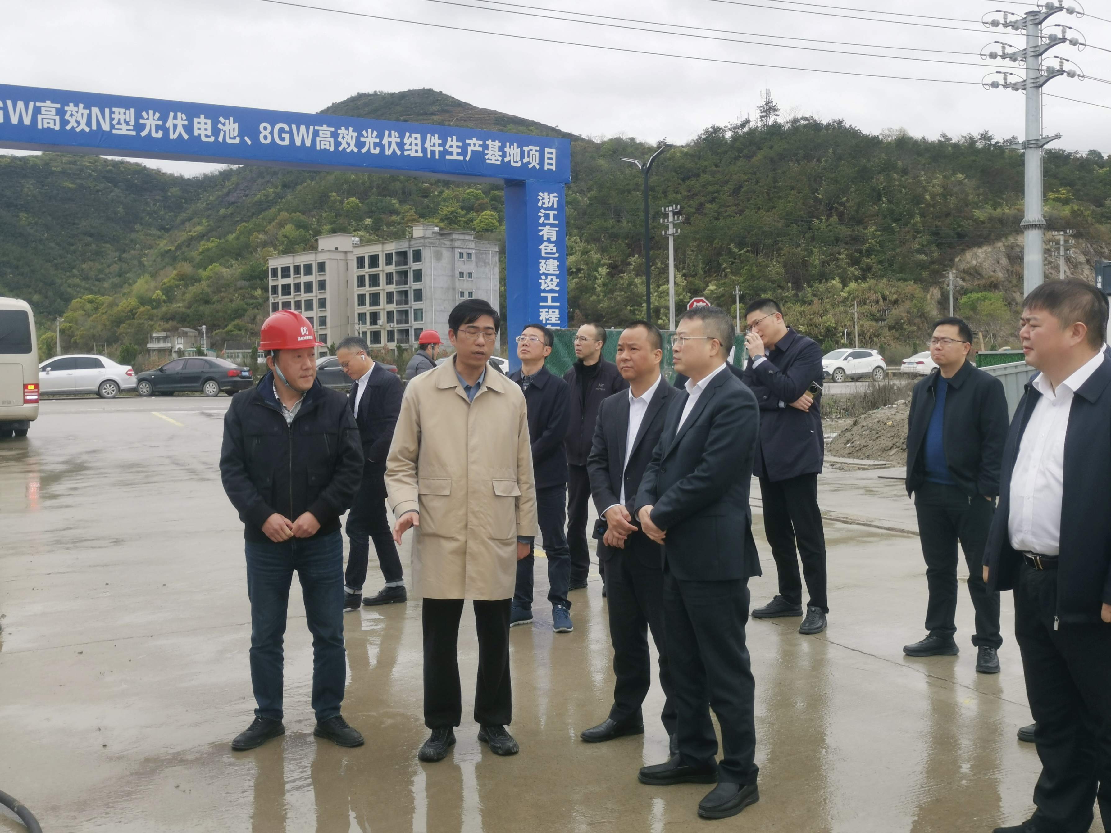 溫州市副市長王振勇率隊調研我集團承建的樂清正泰新能源項目
