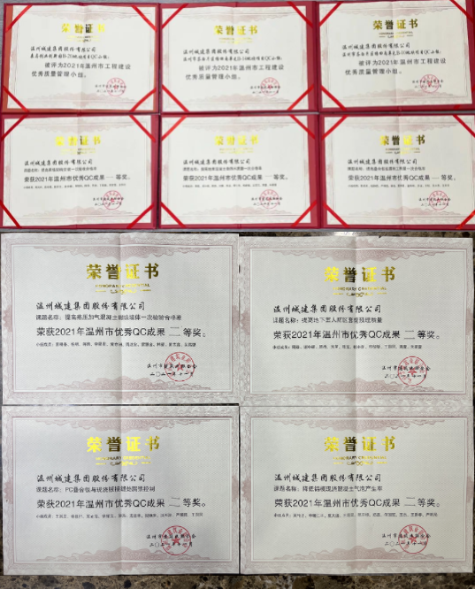 喜訊連連 ▏熱烈祝賀集團(tuán)項(xiàng)目獲得多項(xiàng)QC成果