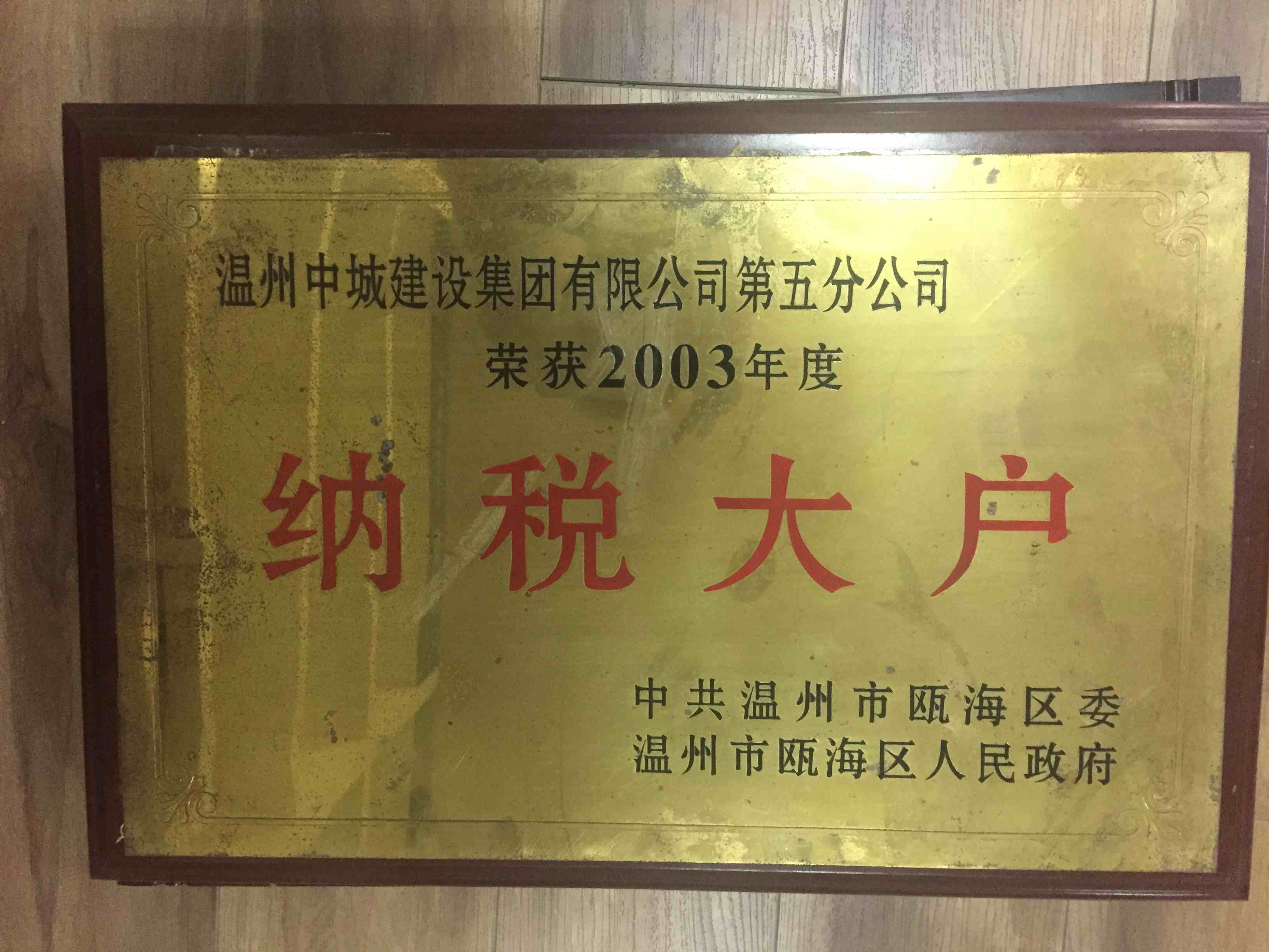 2003年度 納稅大戶