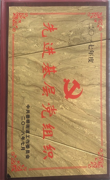 2017年度 先進基層黨組織