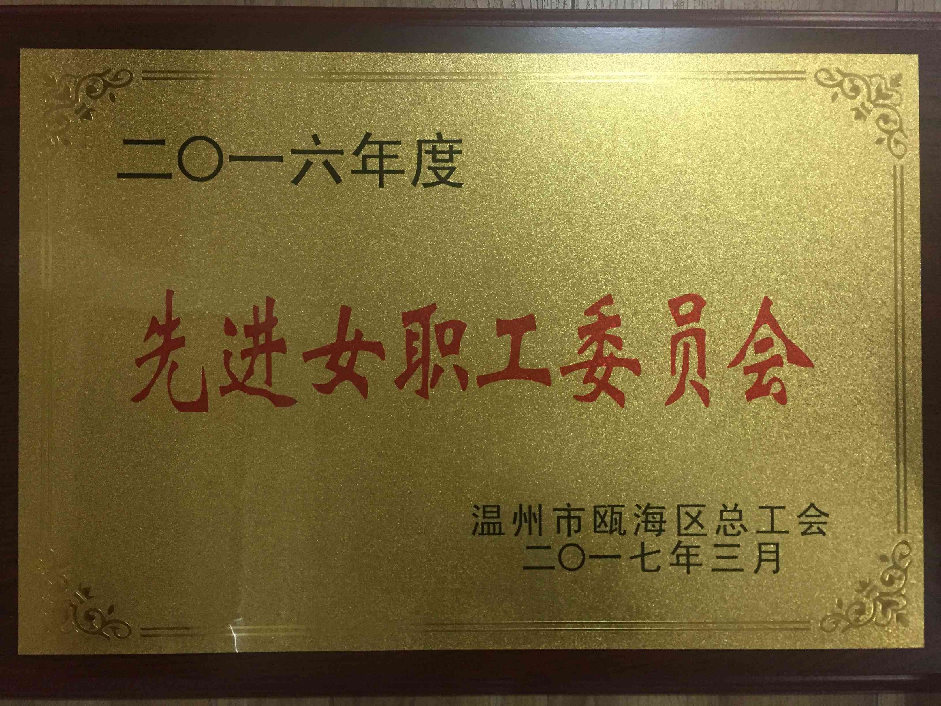 2016年度 先進(jìn)女職工委員會(huì)