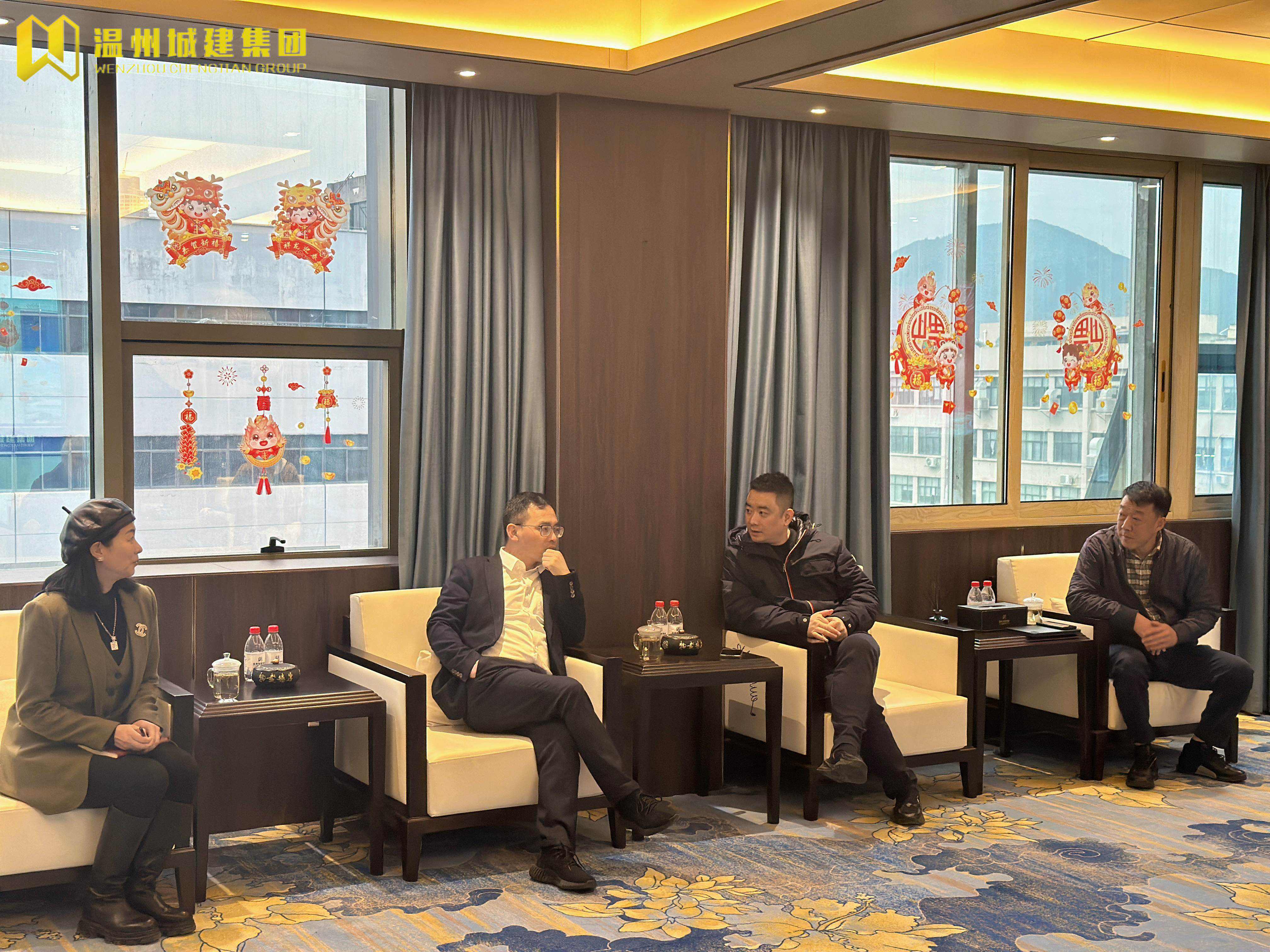 甌海區(qū)副區(qū)長金劍欣一行蒞臨集團(tuán)調(diào)研