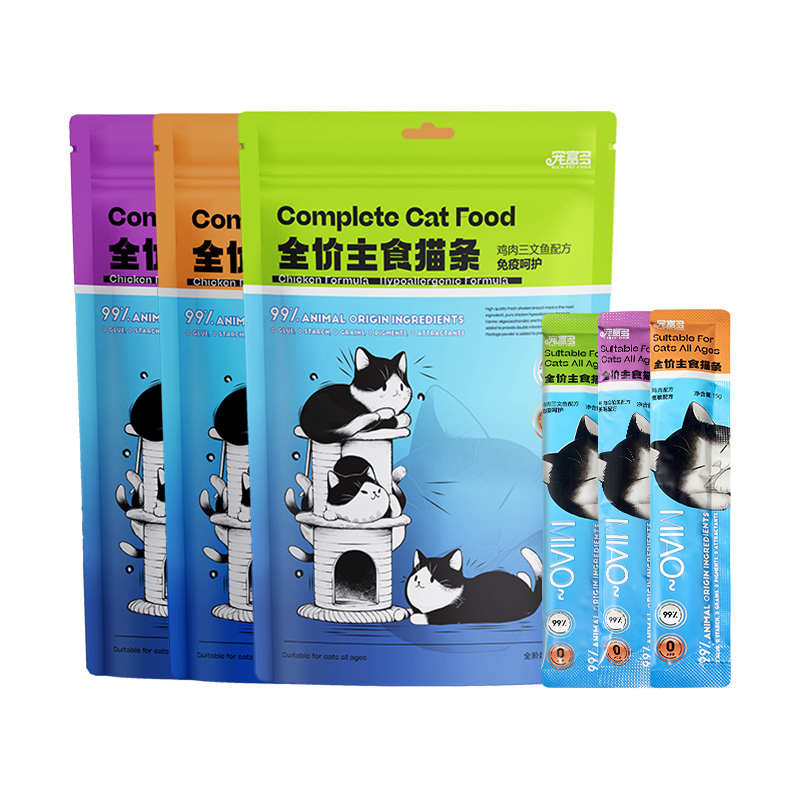宠富多功能性主食猫条